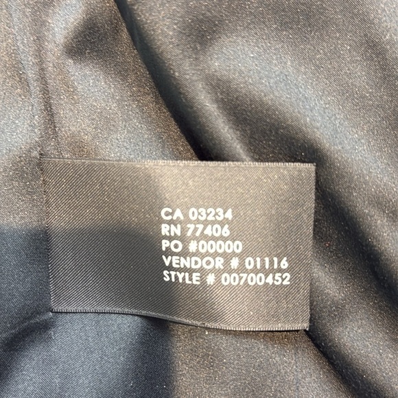 Club Monaco pinstripe black wool size 0 - Picture 7 of 8